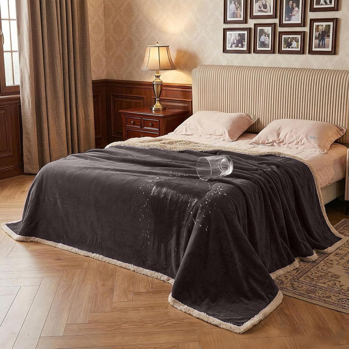 Ultimate Waterproof Blanket for Bed - Reversible, Cozy, and Leakproof Throw for Pets and People