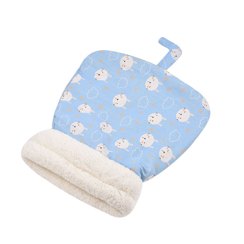 Semi-Enclosed Winter Warm Pet Bed with Tunnel for Cats and Dogs